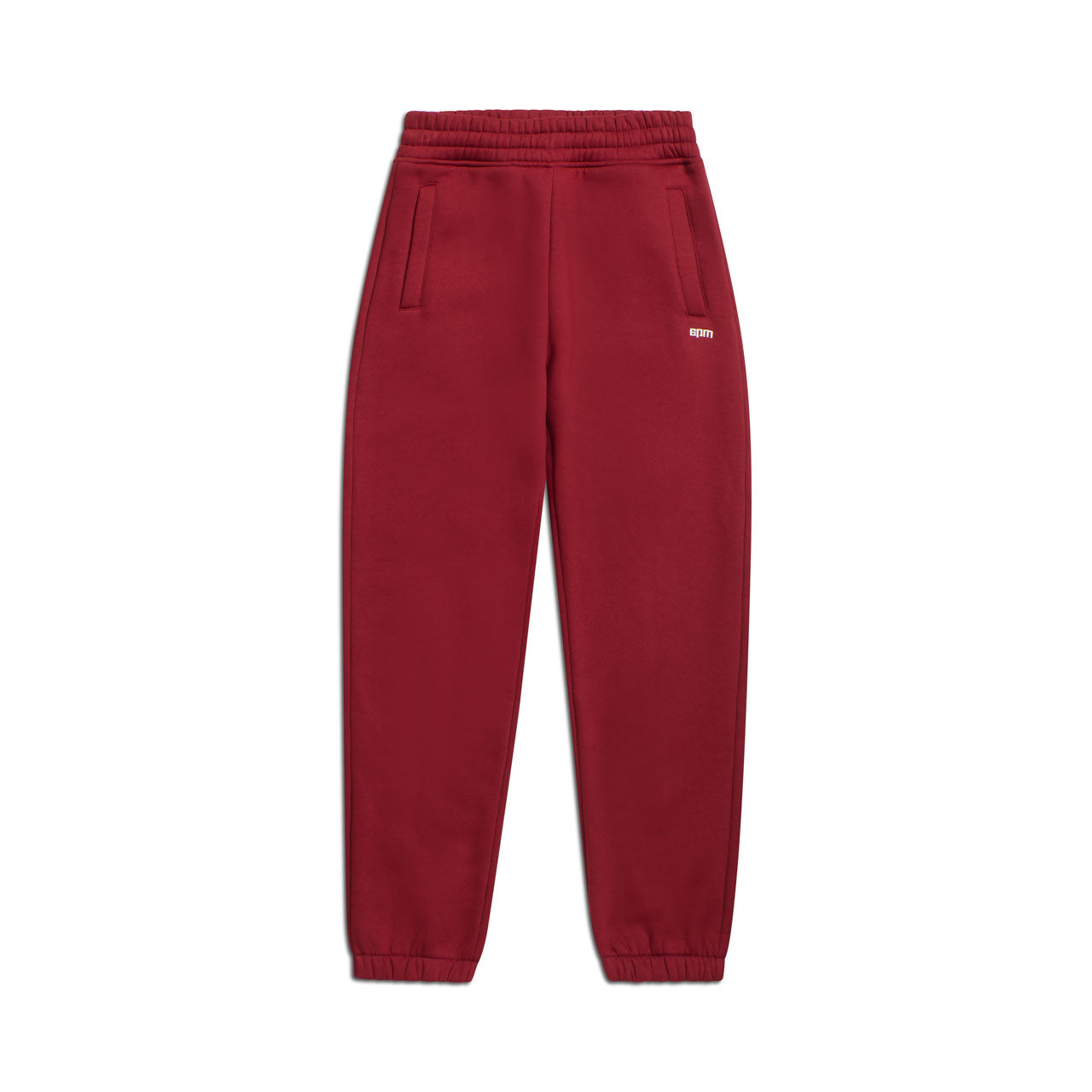 CUFF JOGGER WINE RED
