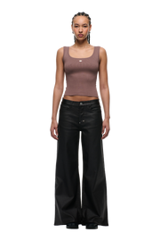 WMNS WIDE DENIM HASH BROWNIE