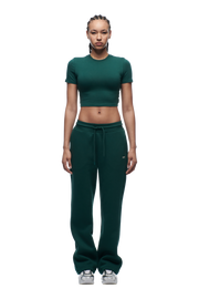 WMNS CROPPED T-SHIRT EVERGREEN