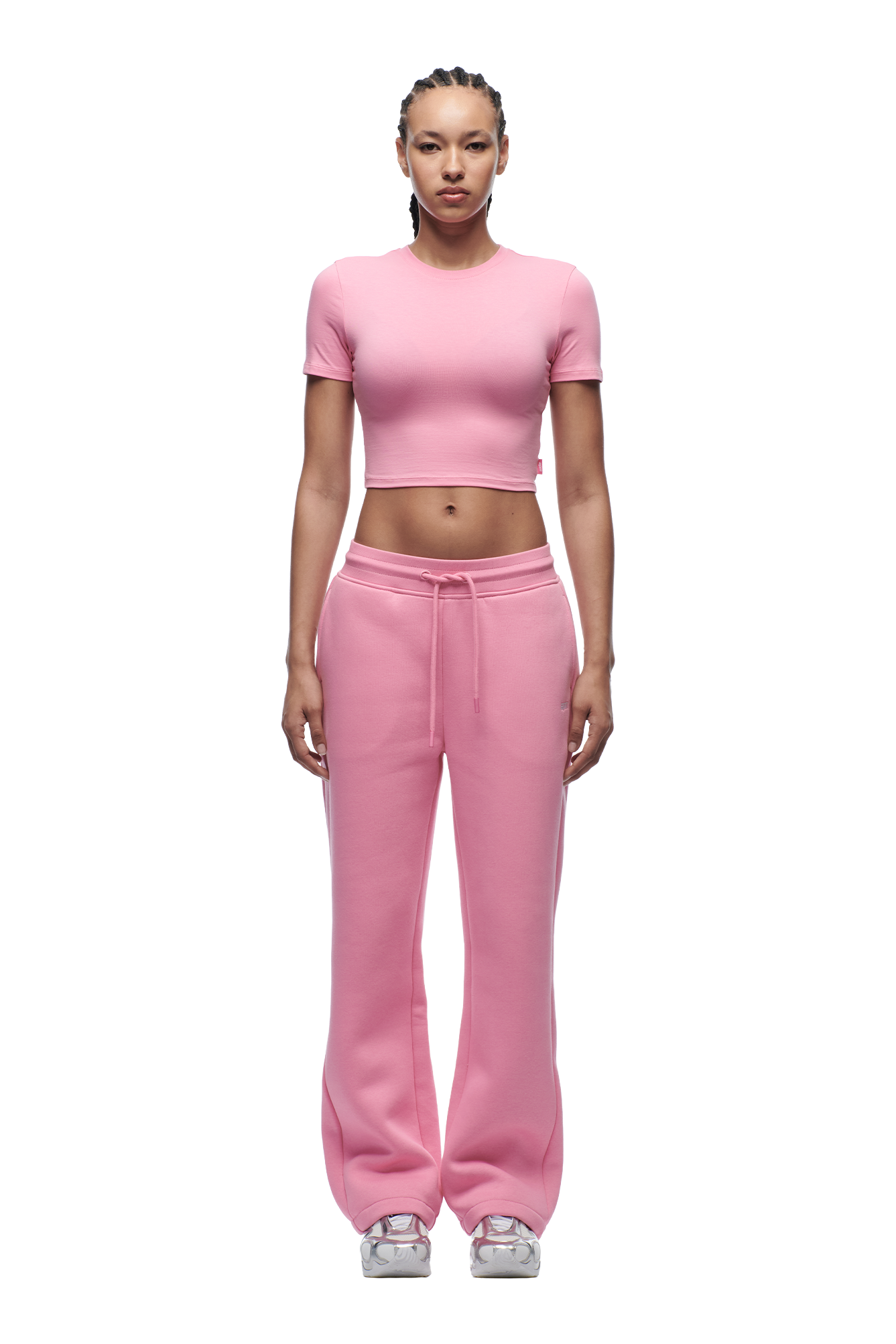 WMNS CROPPED T-SHIRT BUBBLEGLOW