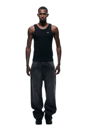 CENTER SEAM DENIM PURPLE OVERDYE