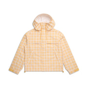 PLAID SHELL JACKET PASTEL PEACH