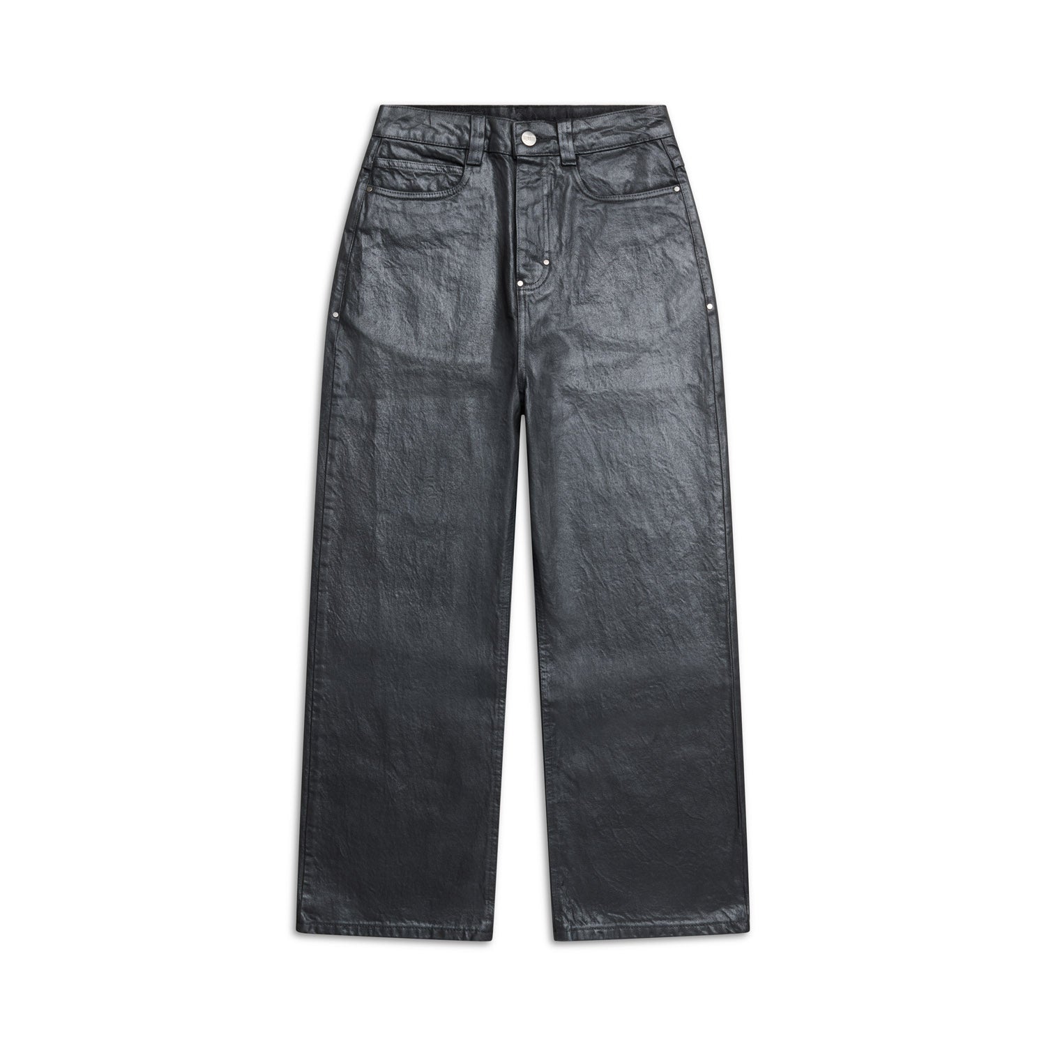 X-TRA WIDE COATED DENIM DARK CHROME