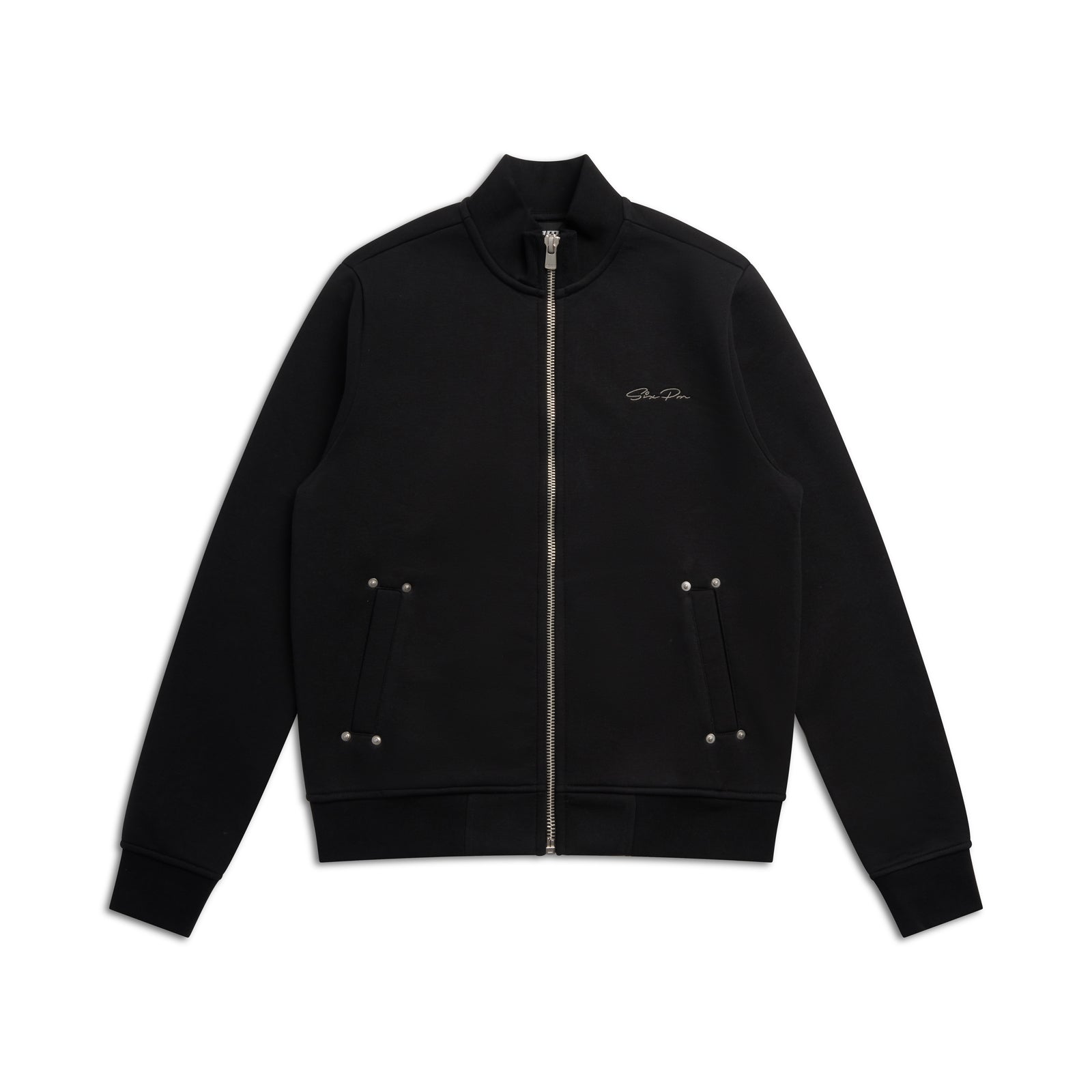 SLIM TRAINER JACKET BLACK