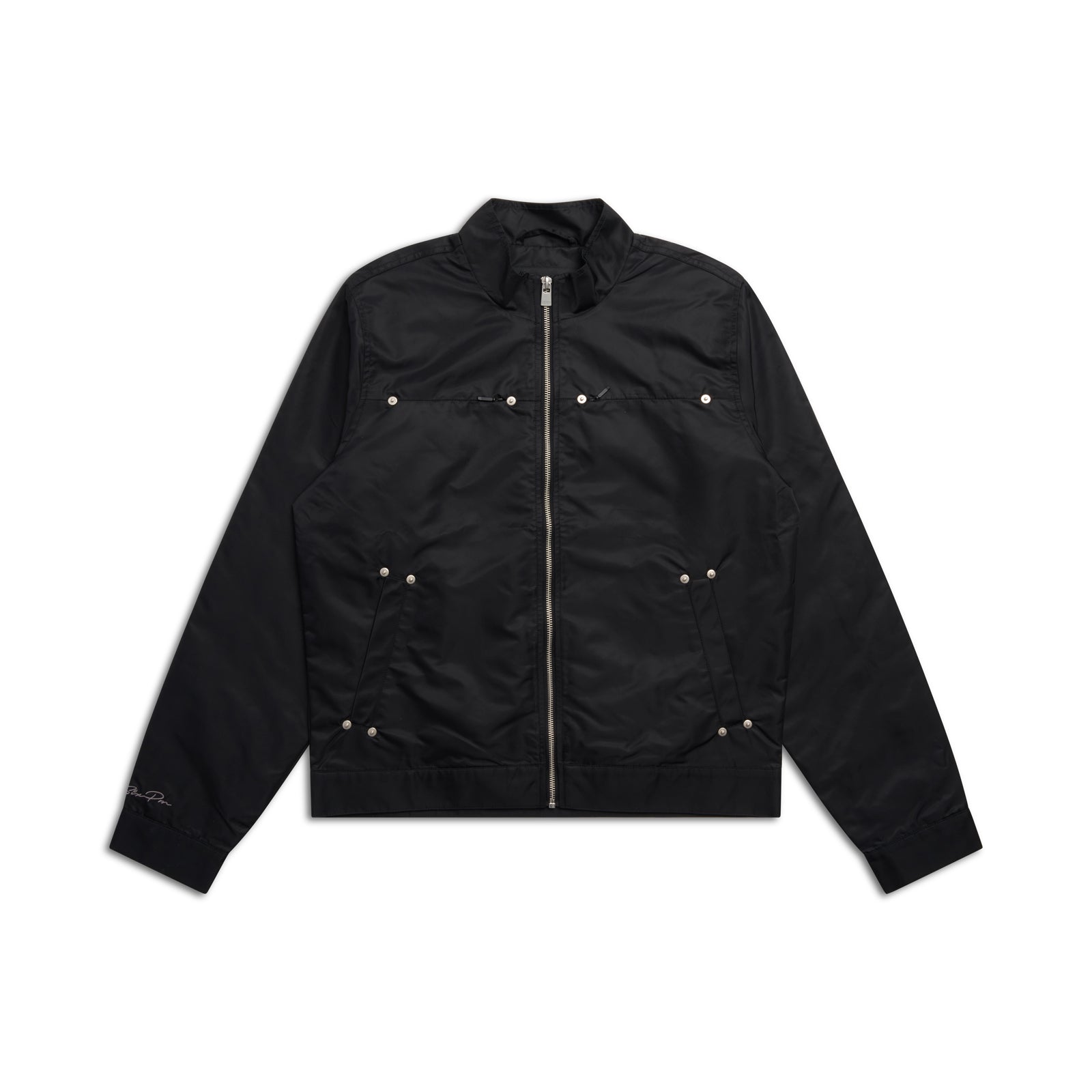 SLIM NYLON JACKET BLACK