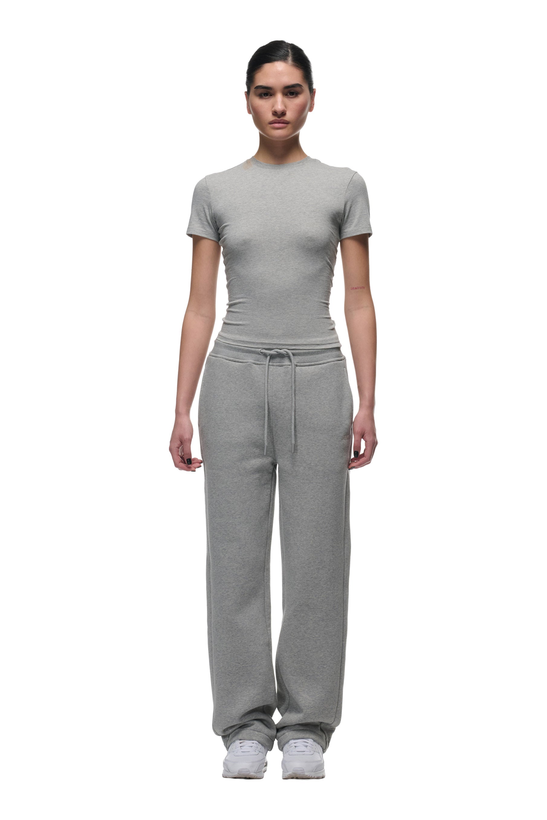 WMNS T-SHIRT GREY MELANGE