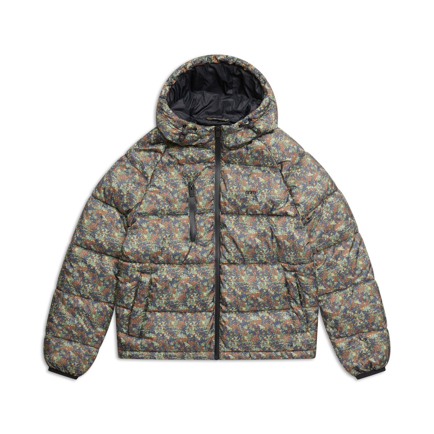 PUFFER JACKET MINI CAMO