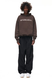 TILES HOODIE BROWN