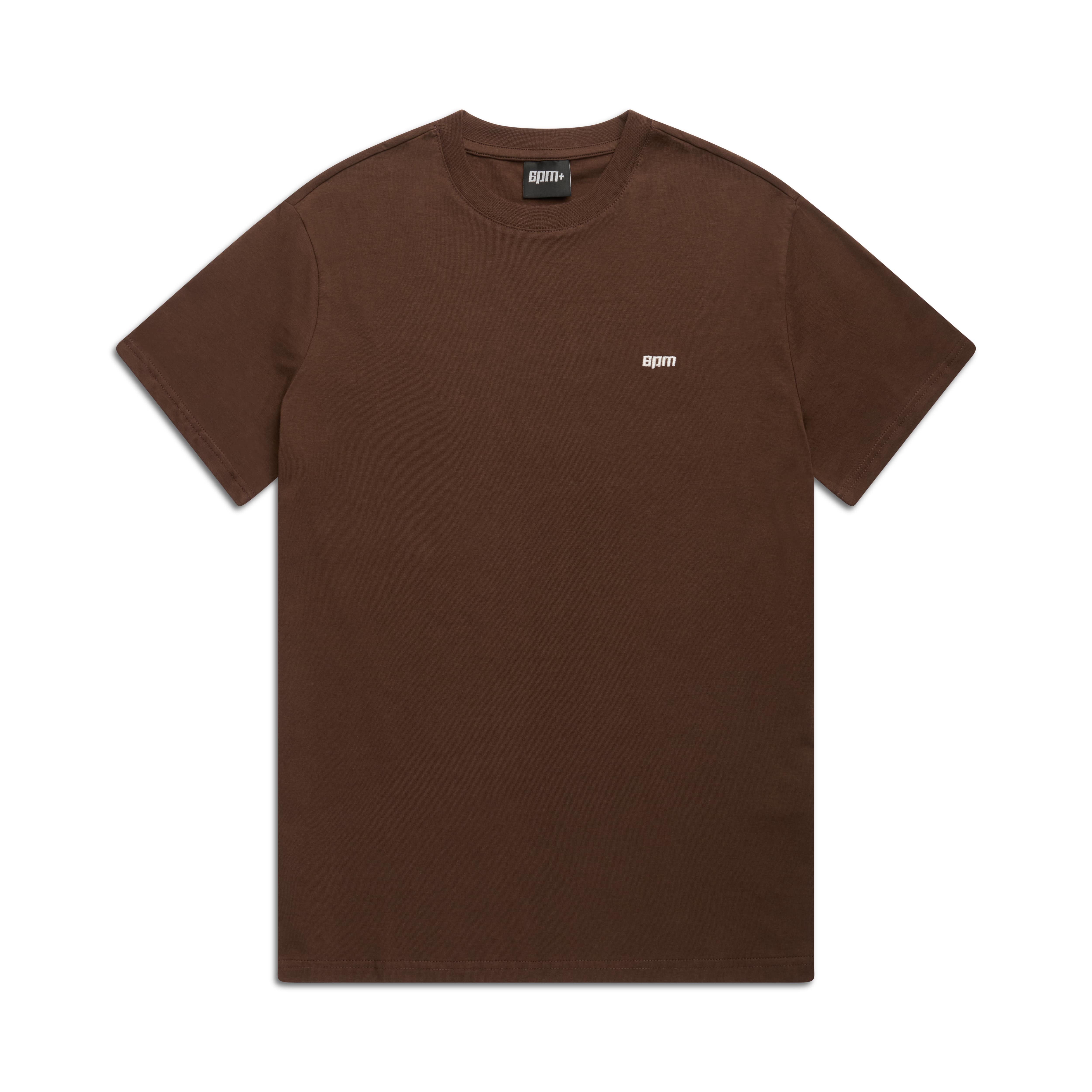 T-SHIRT REGULAR FIT CHOCOLATE BROWN