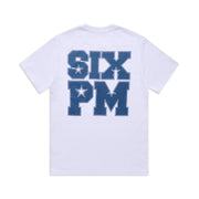 COLLEGE STAR TEE WHITE