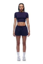 WMNS CROPPED T-SHIRT ORBIT BLUE