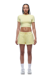 WMNS CROPPED T-SHIRT BUTTERCREAM