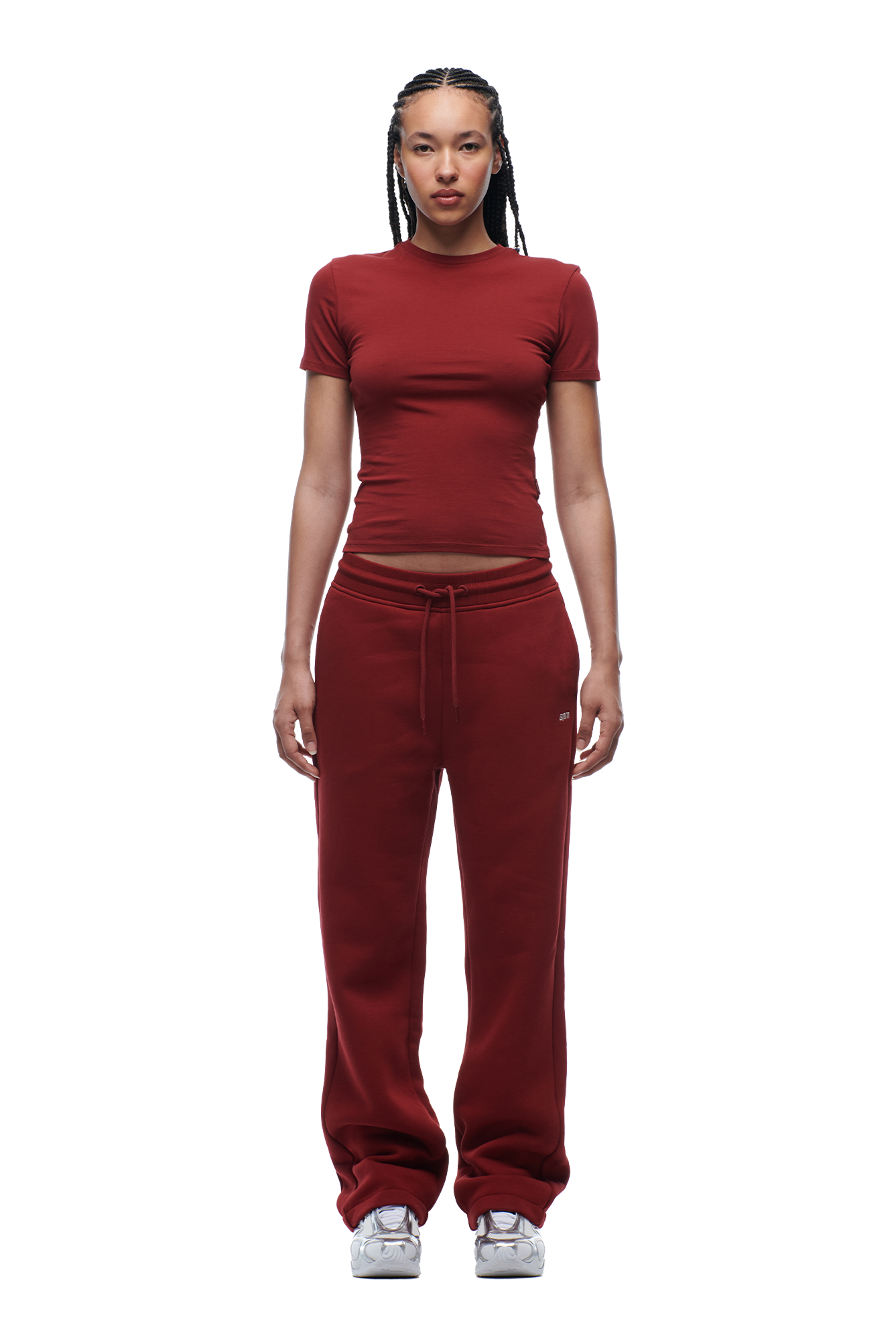 WMNS T-SHIRT WINE RED