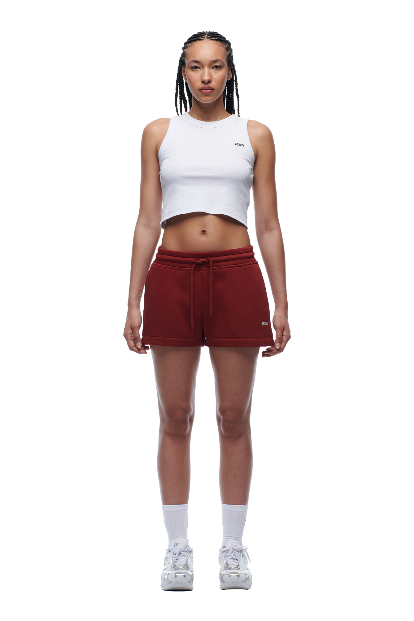 WMNS SHORTS WINE RED