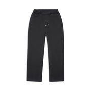 X-TRA WIDE 5-POCKET JOGGER BLACK