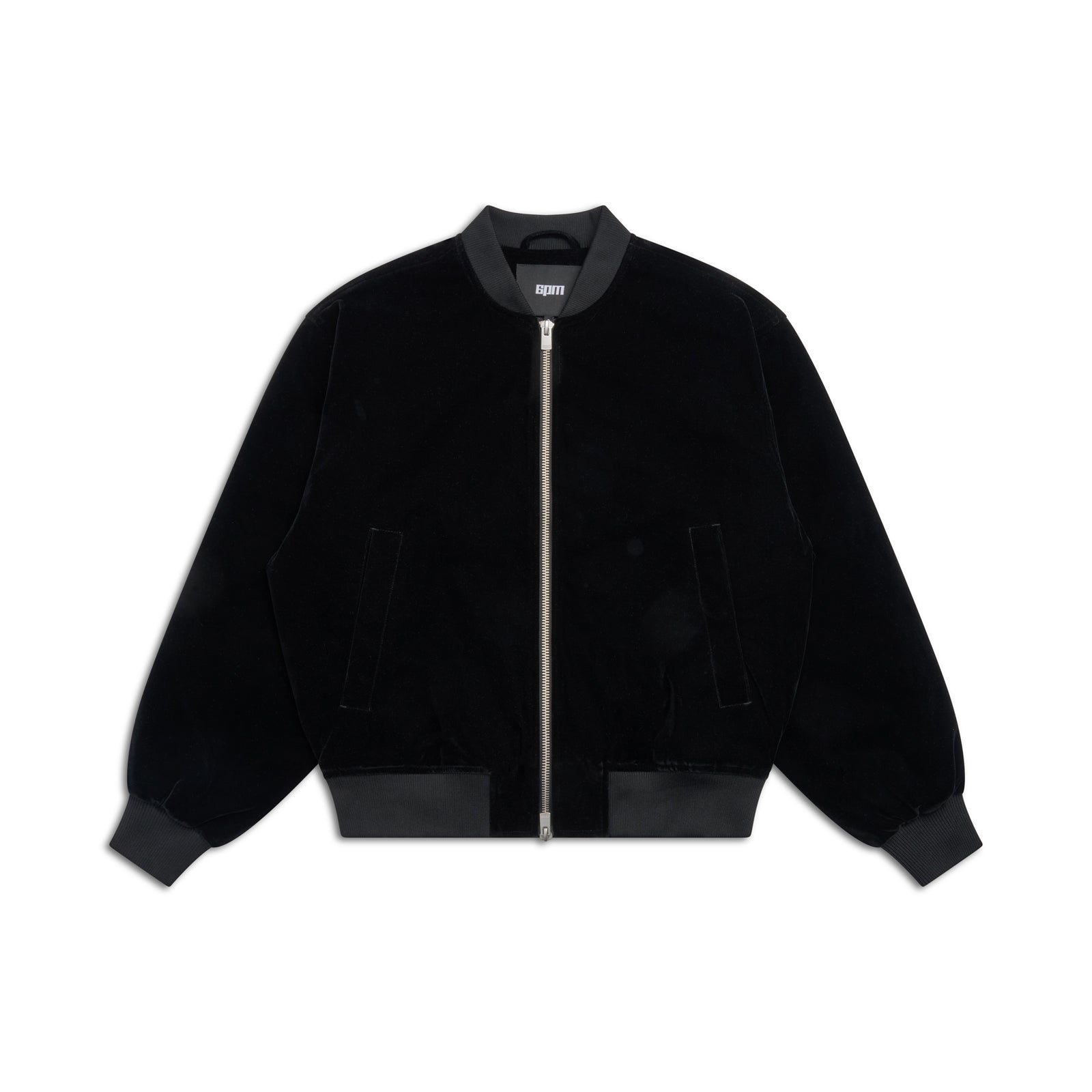 VELVET BOMBER BLACK
