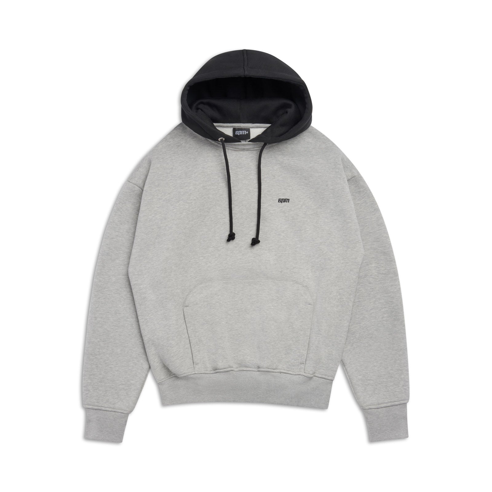 CREWNECK HOODIE GREY/BLACK