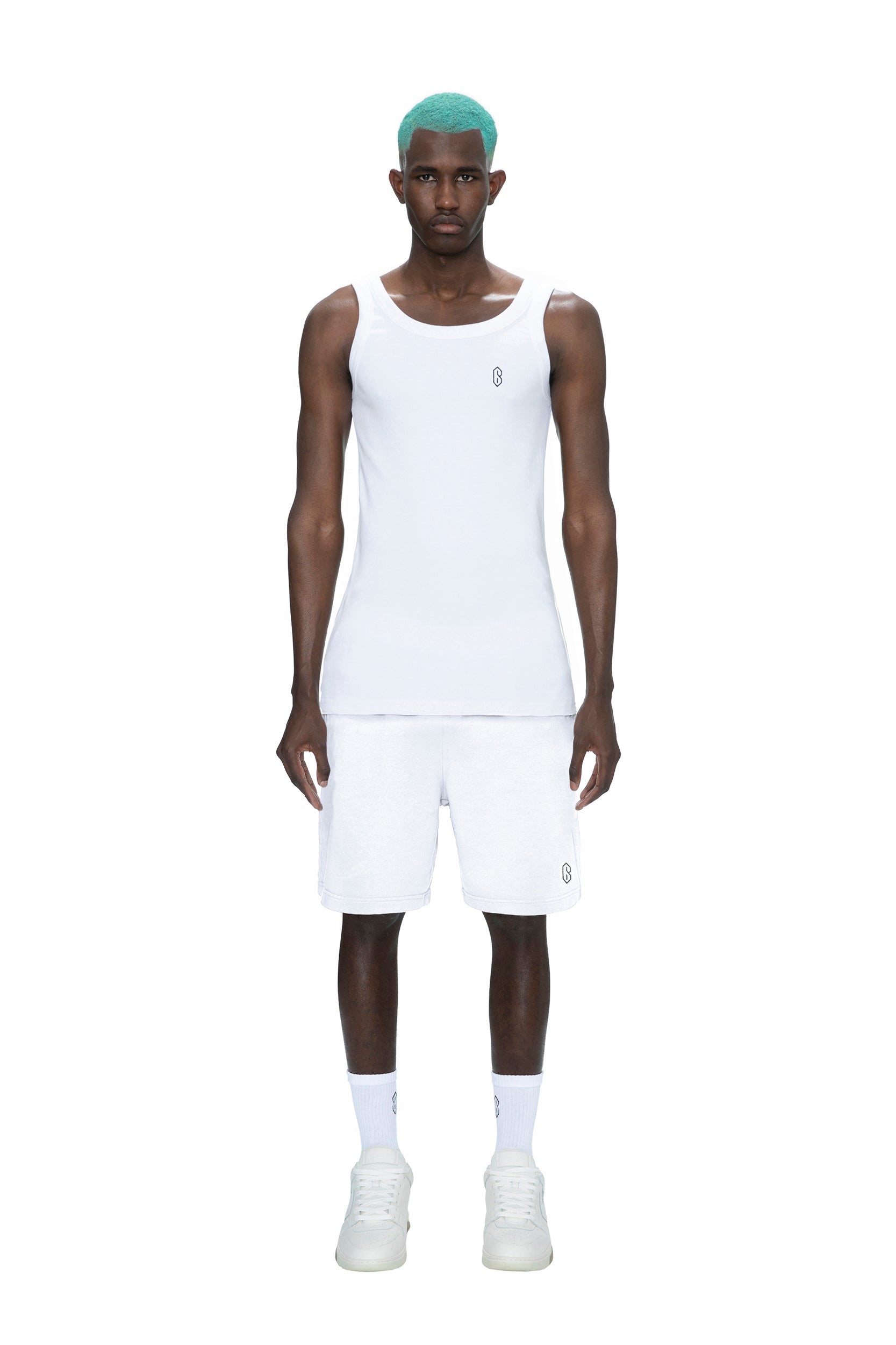 SWEATSHORTS WHITE