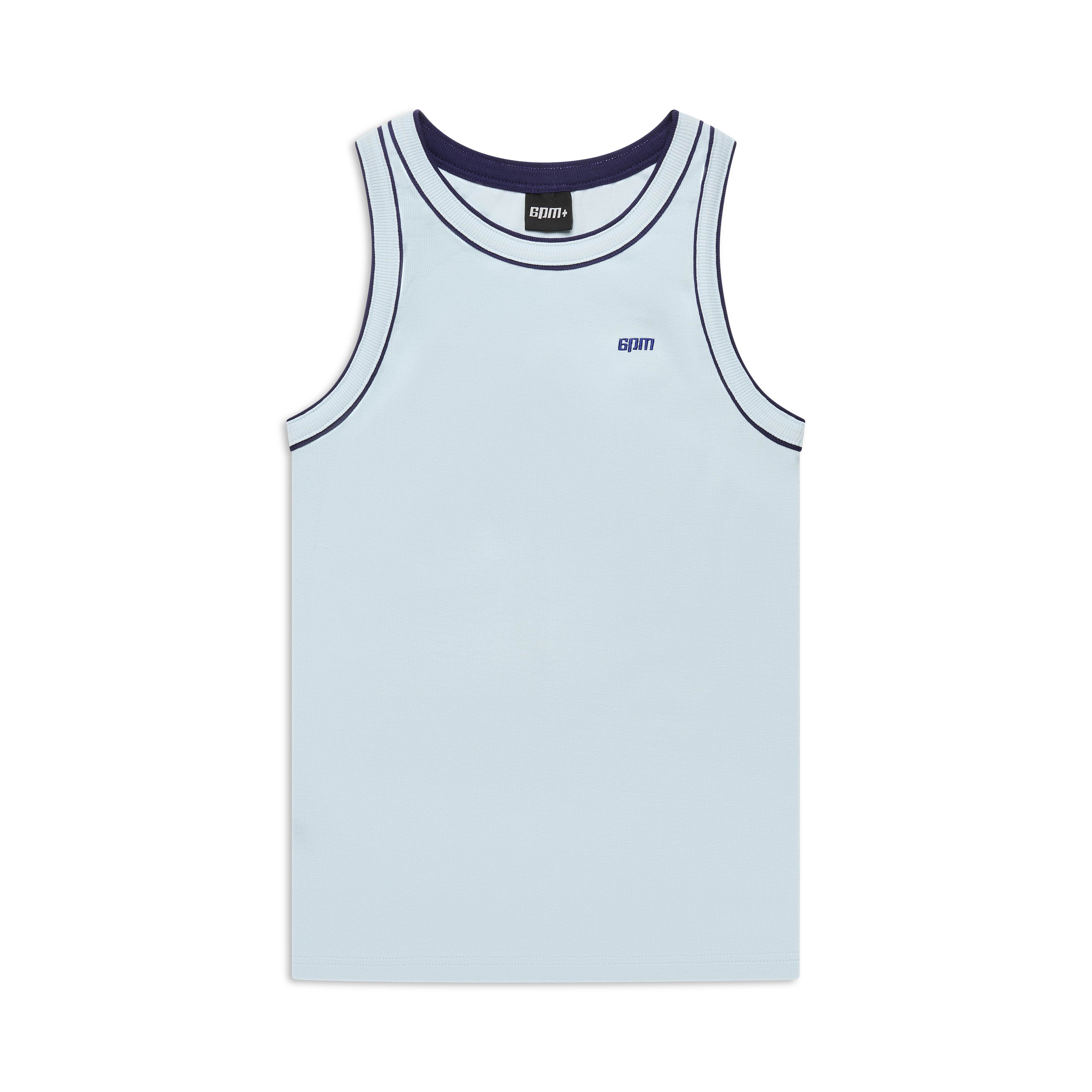 TANKTOP BABY BLUE/WHITE